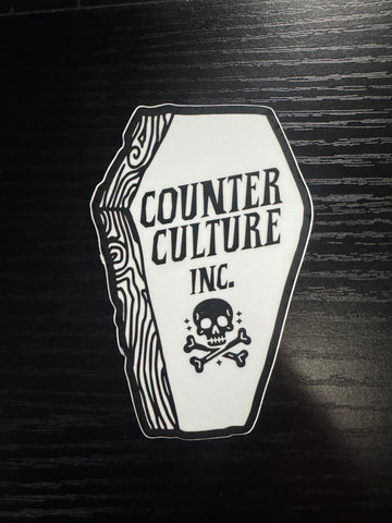 Counter Culture Inc™ Coffin Sticker