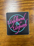 Unfiltered & Unfazed™ Logo Sticker